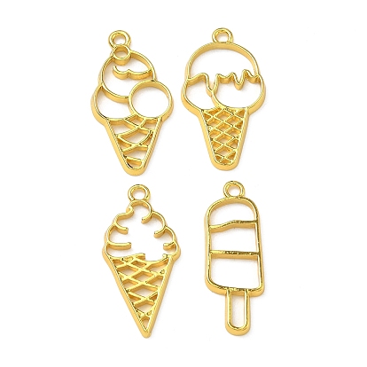 Подвесные подвески из сплава, для diy уф смолы, эпоксидная смола, Прессованные цветочные украшения, долговечный, мороженое прелести