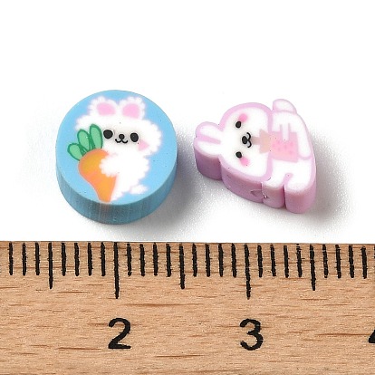 Handmade Polymer Clay Beads, Animals