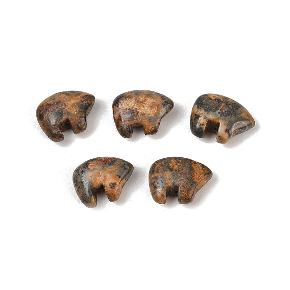 Природных сумасшедшие бисера агат, Zuni медведь