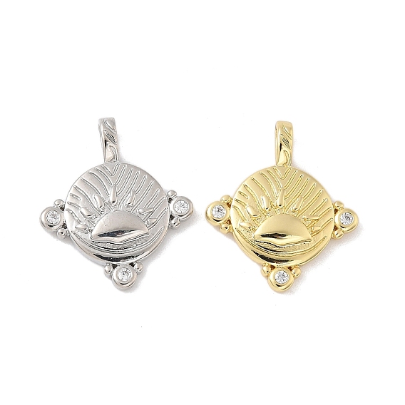 Кулон из циркония, Восход, долговечный, без кадмия и без свинца, стойки покрытие