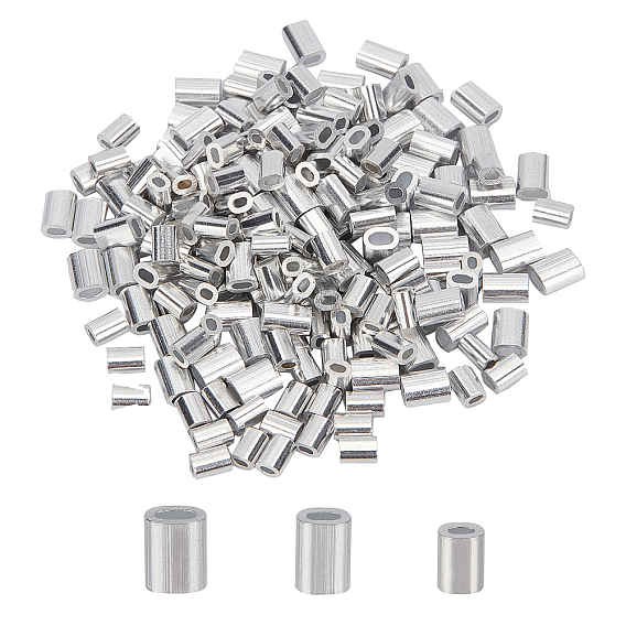 Oval Aluminum Sleeves Clamps, for Wire Rope Swage Clip