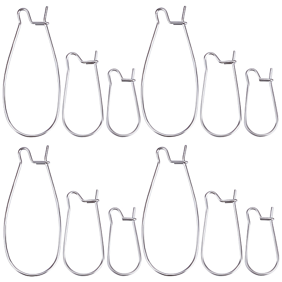 150шт. 3 размер 304 фурнитура для сережек-колец из нержавеющей стали, провод почки