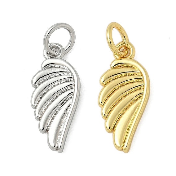 Латунные подвески, крылатые прелести, стойки покрытие, долговечный, без кадмия и без свинца, с целью перехода в кольце