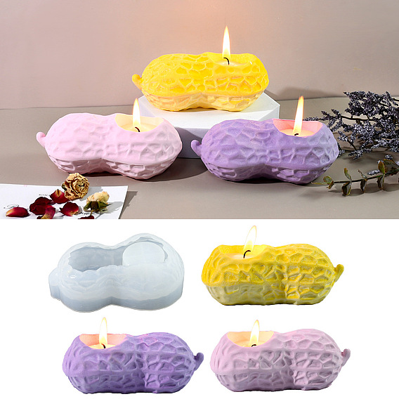 Силиконовые формы, формы для подсвечников, формы для литья гипсовой смолы, белые