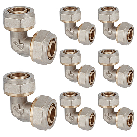 Brass Pipe Fitting Compression, Angle Connector