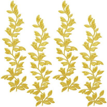 Лист компьютерная вышивка полиэстер орнамент аксессуары, аппликация