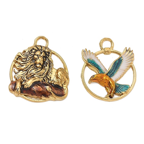 304 нержавеющей стальной эмали подвески, золотые