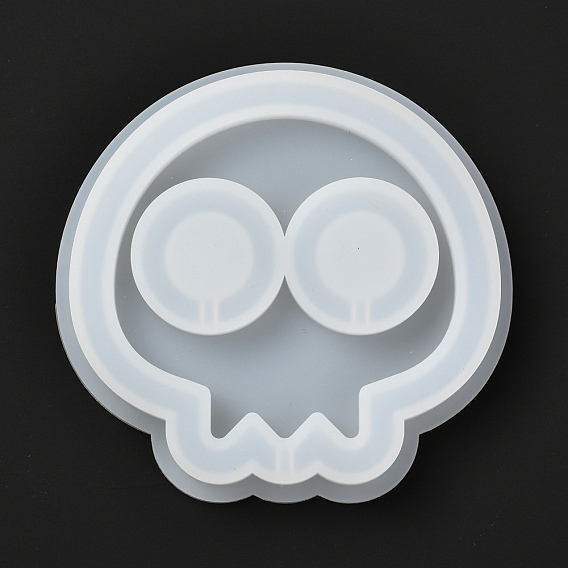 DIY Skull Shaker/Quicksand Jewelry Silicone Statue Molds, Resin Casting Molds, For UV Resin, Epoxy Resin Jewelry Making