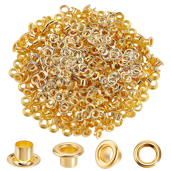 300 комплекты железных люверсов для люверсов, с шайбами, сменный пакет для ремонта сумки