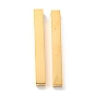 Pendentifs en acier inoxydable, charme rectangle/barre