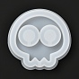 DIY Skull Shaker/Quicksand Jewelry Silicone Statue Molds, Resin Casting Molds, For UV Resin, Epoxy Resin Jewelry Making