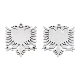 304 Stainless Steel Pendants, Laser Cut, Eagle