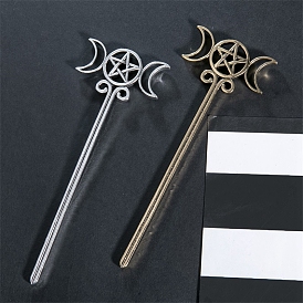 Легированные Палочки для Волос, Луна и звезды, аксессуары для волос для женщин