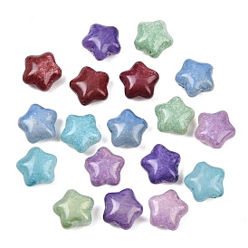 Бусины лэмпворк , звезда