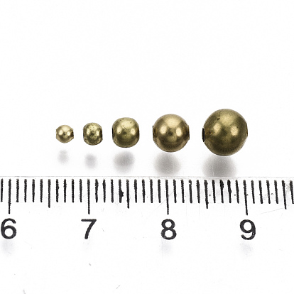 Brass Beads, Round, Nickel Free