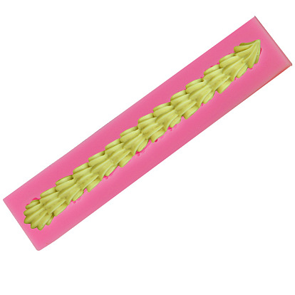 Cream Strip Fondant Molds, Cake Border Decoration Food Grade Silicone Molds, Chocolate, Candy, UV Resin & Epoxy Resin Craft Making