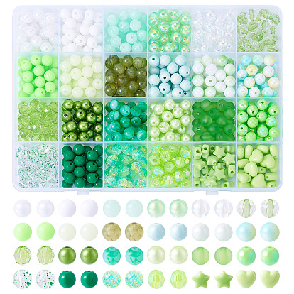 Perles acryliques et plastiques