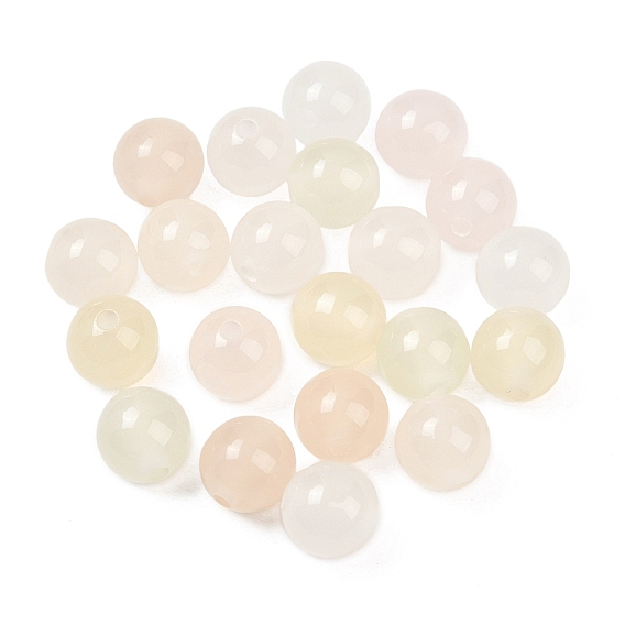 Непрозрачные УФ-реагирующие шарики, бусины, меняющие цвет, круглые