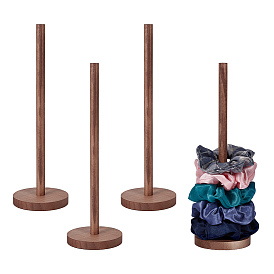 Wood Scrunchie Holders, Hair Accessories Organizer Stands