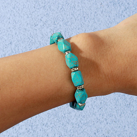 W290 Jewelry Personality Fashion Beaded Bracelet Ethnic Style Turquoise Stone Hand Jewelry for Women