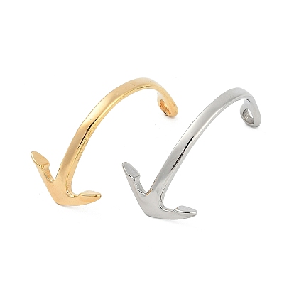 304 из нержавеющей стали застежками крюк, для изготовления кожаных браслетов, якорь