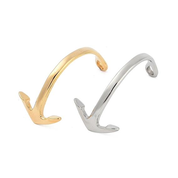 304 из нержавеющей стали застежками крюк, для изготовления кожаных браслетов, якорь