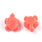 Synthetic Coral Beads, Dyed, Sea Turtle