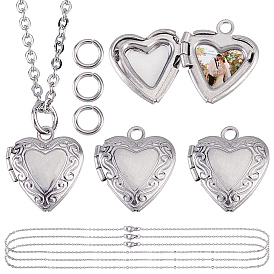 Сделай сам 316 наборы для изготовления ожерелий с подвесками из нержавеющей стали