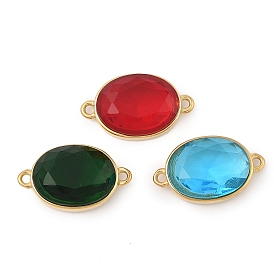 304 подвески-подвески из нержавеющей стали с кубическим цирконием и овальной коннекторной подвеской, вакуумное покрытие pvd, реальный 18 k позолоченный