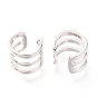 925 Sterling Silver Cuff Earrings