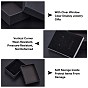 Kraft Cotton Filled Cardboard Paper Jewelry Set Boxes, for Ring, Necklace, with Sponge inside, Rectangle