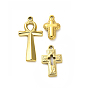304 Stainless Steel Pendants, High Polished Cross Charm