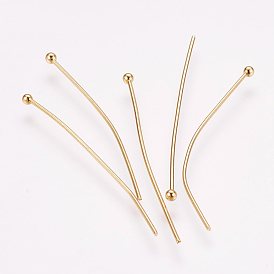 Placage ionique (ip) 304 tête sphérique en acier inoxydable pour la fabrication de bijoux artisanaux