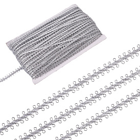 Плетеная кружевная лента из полиэстера, для аксессуаров для одежды, украшение подарка