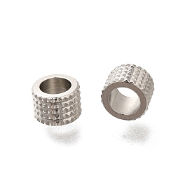 201 из нержавеющей стали европейские шарики, бусины с большим отверстием, колонка