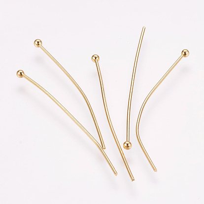 Placage ionique (ip) 304 tête sphérique en acier inoxydable pour la fabrication de bijoux artisanaux