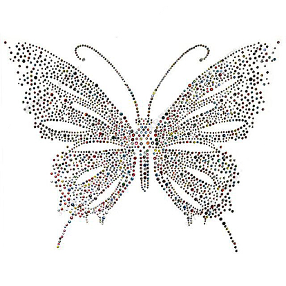 Butterfly Shape Hotfix Rhinestone Appliques, Costume Accessories