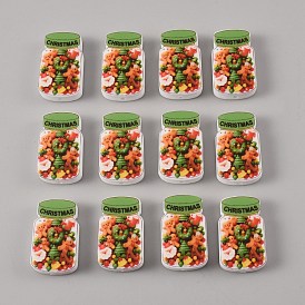 Cuentas de silicona ecológicas de grado alimenticio, cuentas focales, tarro