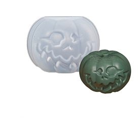 Moules en silicone pour bougie citrouille d'halloween bricolage, pour la fabrication de bougies parfumées