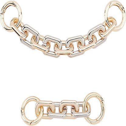 2 шт 2 стиль цинковый сплав цепи удлинитель для кошелька, замена удлинителя ремня сумки, сумка для изготовления кошелька аксессуар