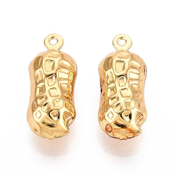 304 подвески из нержавеющей стали, арахисовое очарование, ионное покрытие (ip)