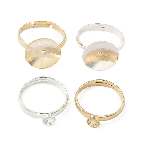 Регулируемое латунное кольцо-подкладку, пустой круглый кольцевой поднос, стойки покрытие, долговечный, без свинца и без кадмия