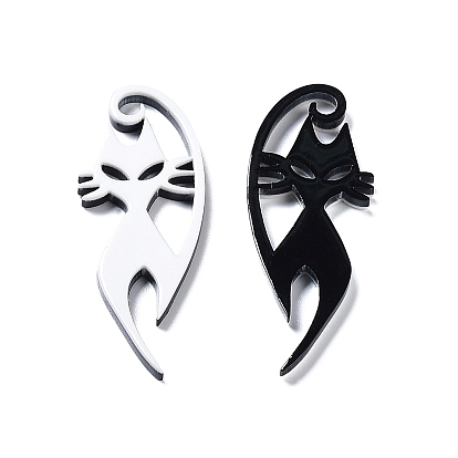 Акриловые подвески, подвески в форме кошки