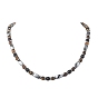 Ожерелья из круглых бусин из натуральных драгоценных камней и синтетического немагнитного гематита