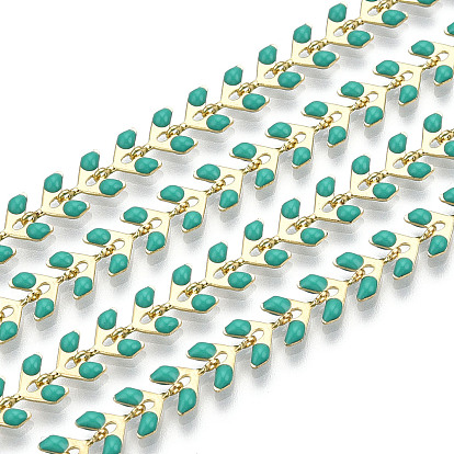 Цепочка из латуни, с эмалью, долговечный, без никеля , пайки