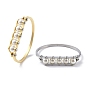 PVD Vacuum Plating 304 Stainless Steel White Round Plastic Beaded Bangles