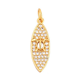 Подвески из сплава и страза, лошадиный глаз , с целью перехода в кольце