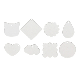 Прозрачные акриловые заготовки подвески