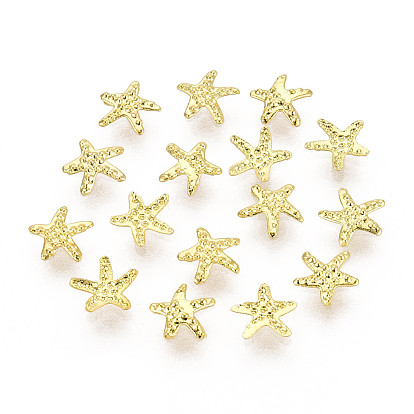 Алюминиевые кабошоны, принадлежности для наполнения эпоксидной смолой, Для изготовления ювелирных изделий из смолы, форма морской звезды, нет-луночное