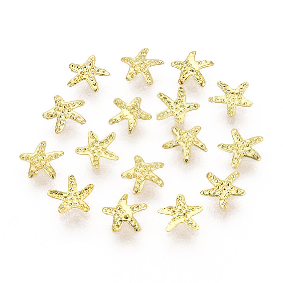 Алюминиевые кабошоны, принадлежности для наполнения эпоксидной смолой, Для изготовления ювелирных изделий из смолы, форма морской звезды, нет-луночное